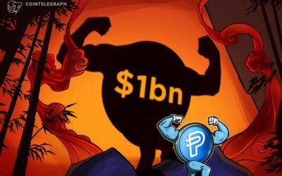 PayPal’s PYUSD stablecoin hits $1B market cap