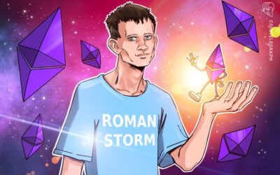 Vitalik Buterin donates 100 ETH to Roman Storm defense fund